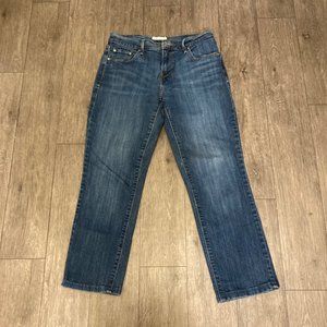 Levi’s Women’s 505 Straight Leg Jeans - Size 6 Short Hemmed 25.5 Stretch